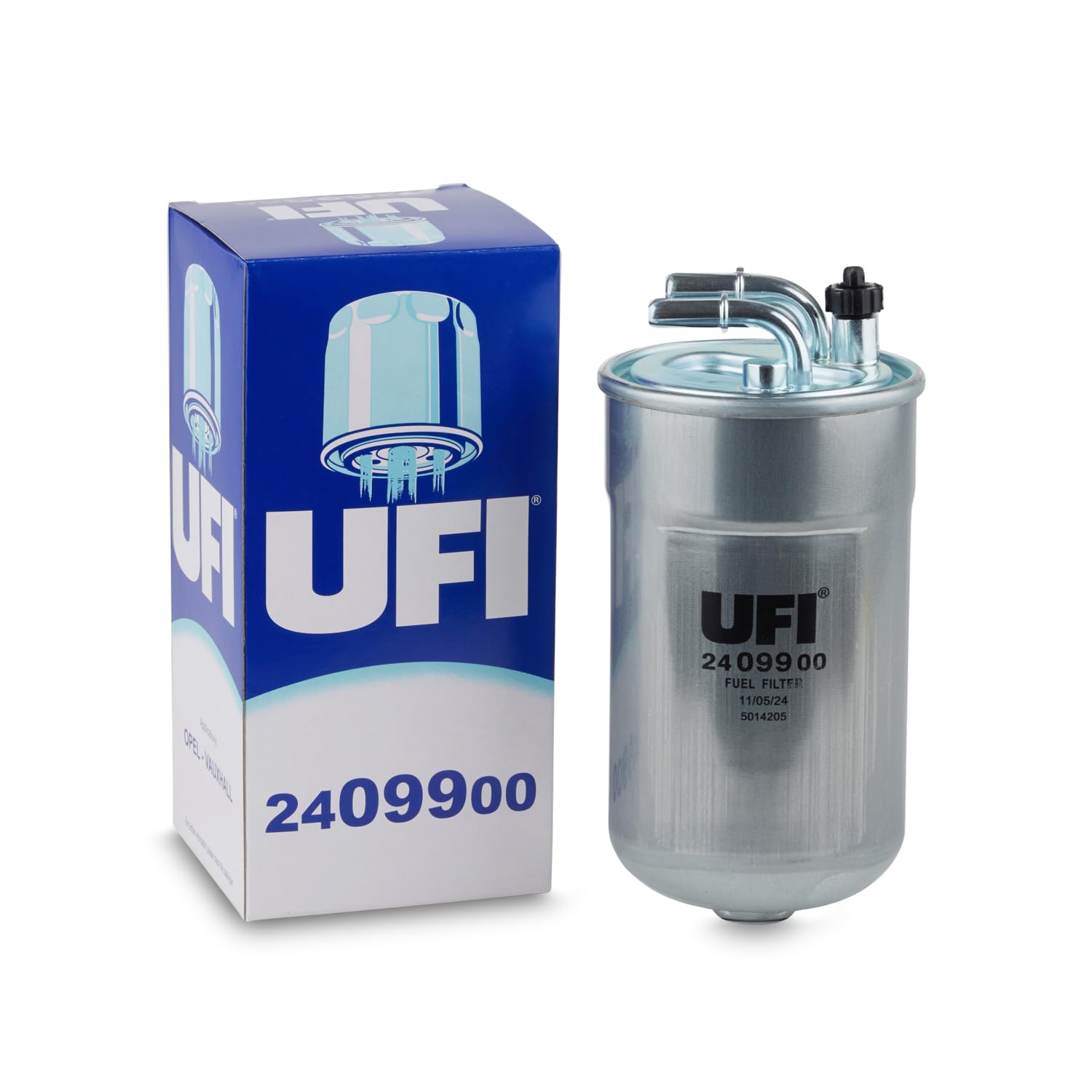 UFI Filters, Filtro Gasoil 24.099.00, Filtro de Combustible Diésel de Recambio, Apto para Coches, Apto para Modelos de Opel y Vauxhall