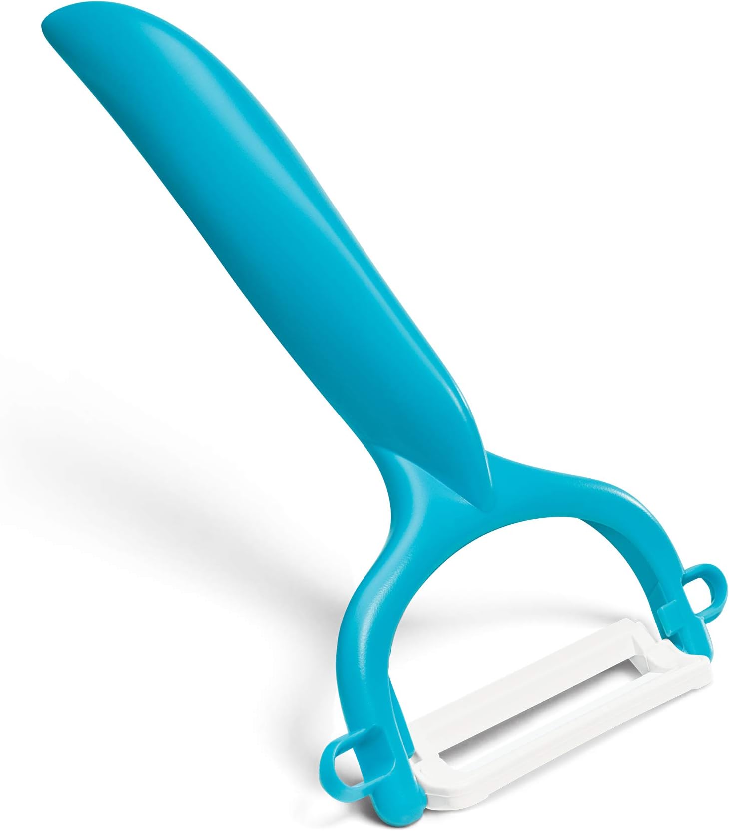 Kyocera Advanced Ceramic Horizontal Y Peeler, Blue