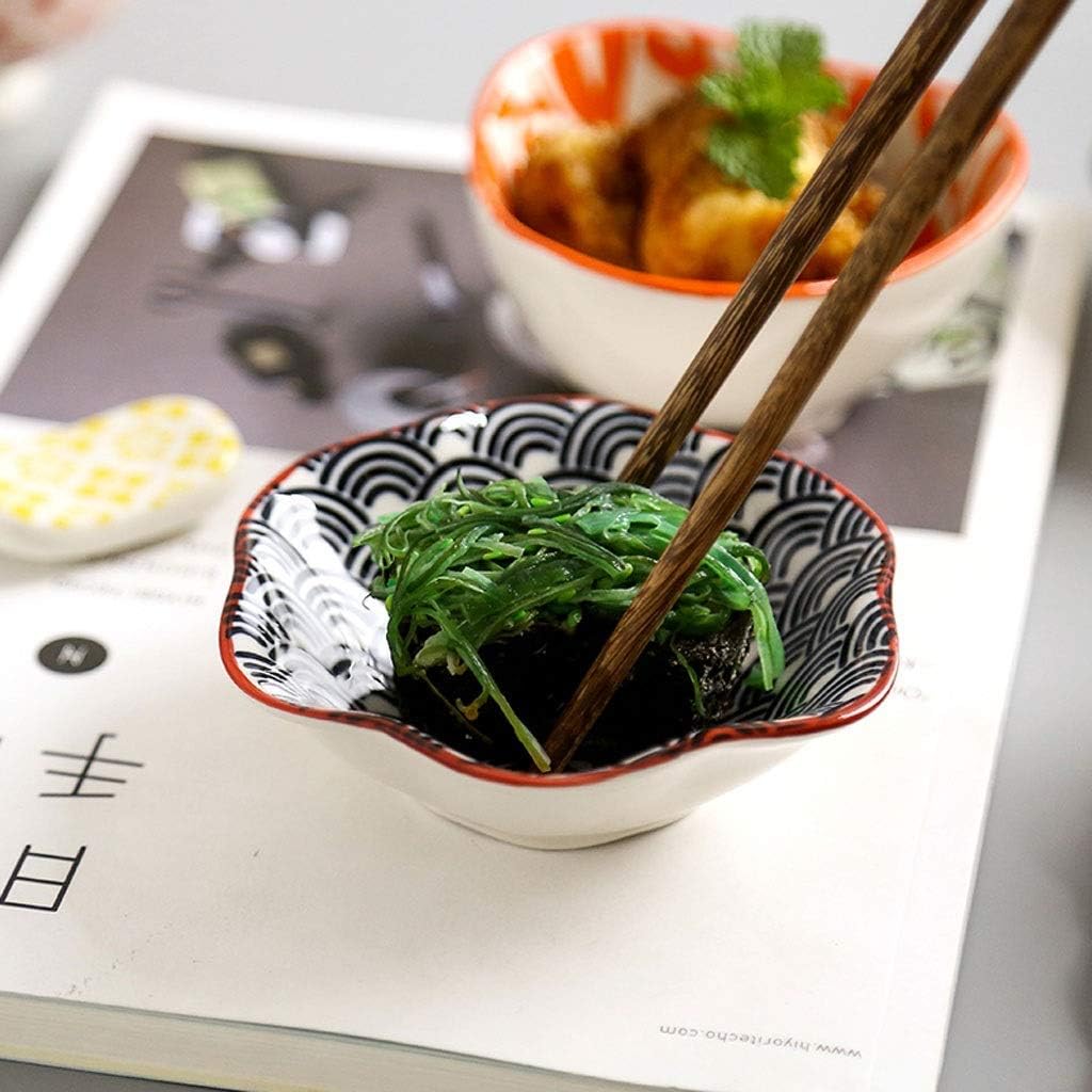 Sauce Plates/Sauce Dish Series Ramekin 4-Piece Mini Ramekins Porcelain Snack Dessert Bowl Ceramic Dishes Seasoning Dish (D)