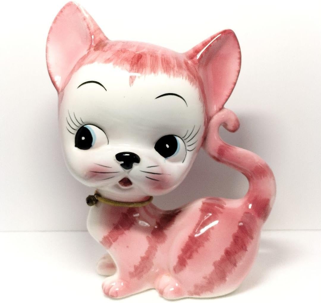 レトロ 加藤工芸 ネコ 陶器製 貯金箱 約25.5cm 新品未使用】加藤工芸