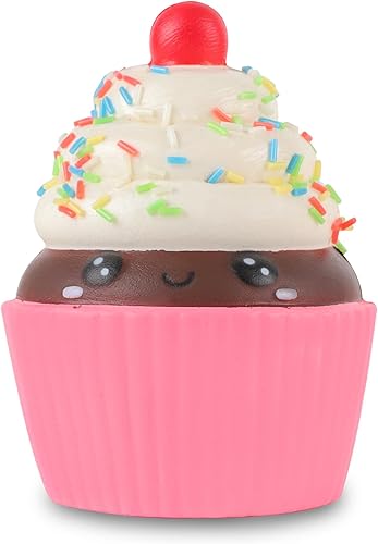 Miniatura 6 de Anboor - Juguete de peluche para apretar, crece lentamente, para niños, suave, forma de pastel de helado, perfumado, alivio realista, comida