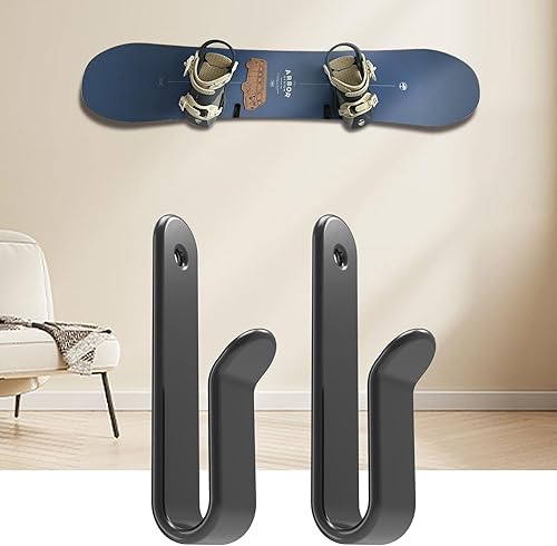 Miniatura 9 de IRENPORU Clips horizontales de montaje en pared para snowboard, montaje en pared, montaje en snowboard, montaje en pared, montaje en snowboard,