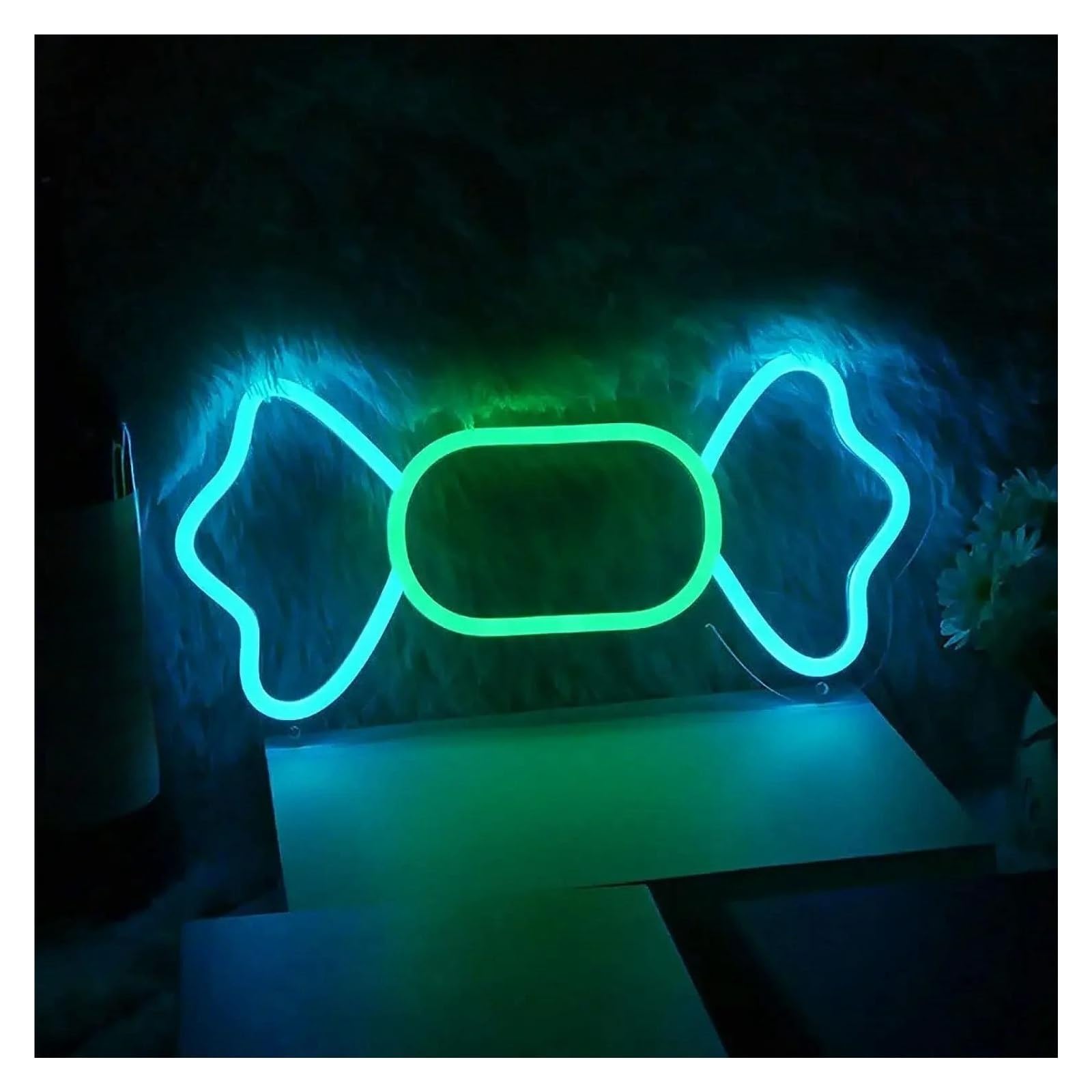 Luci al neon Per insegna al per neon per alimentazione per USB dimmerabile 13cm×25cm