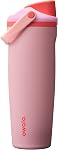 Owala FreeSip Sway Bouteille d'eau en acier inoxydable isolante avec éponge à deux voies, Poignée de paille et de seau intégrée, conçue pour le voyage, l'école et les sports, 30oz, BPA Gratuit, preuve de fuite, cerise noire