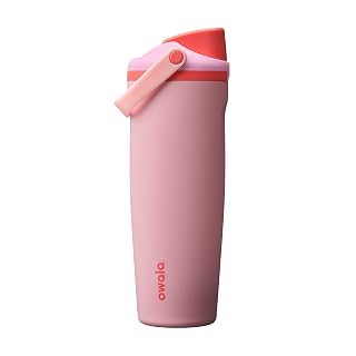 Owala FreeSip Sway - Stainless Steel - 30-oz. - Pink Angel Food Cake - Amazon product rated Grade A