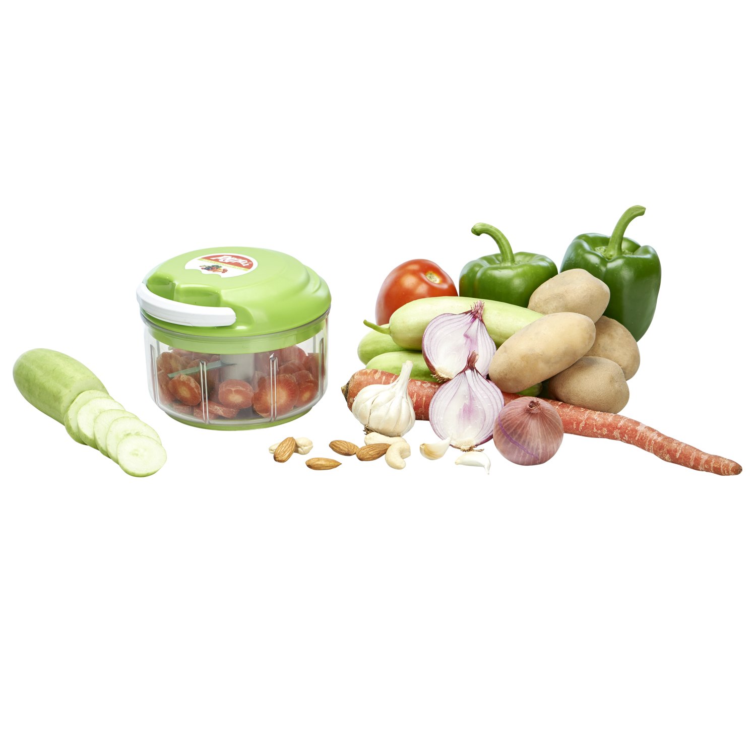 AnjaliAnjali-Cc08, Multi Chopper Plus, Green & Transparent