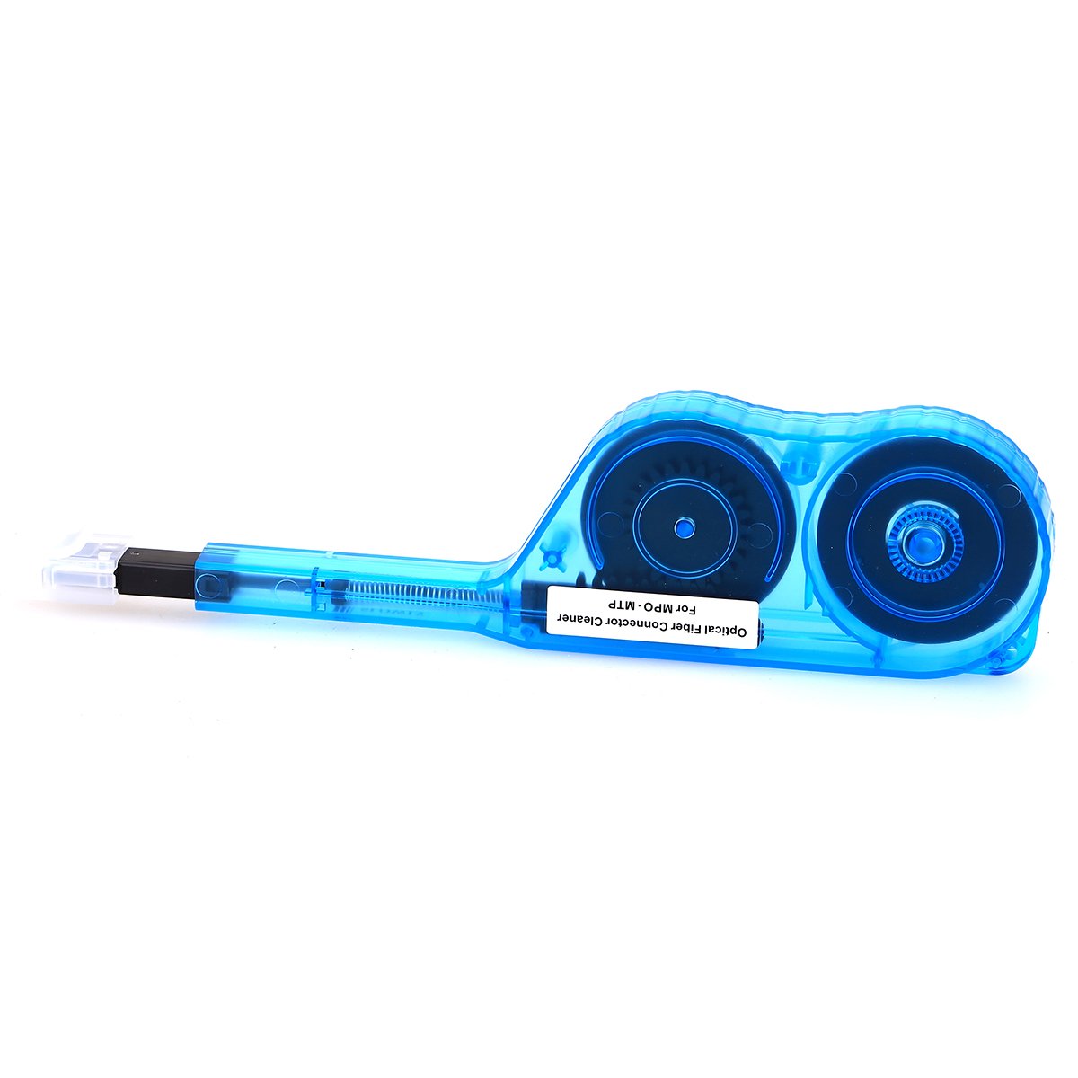 Nettoyeur de fibre optique pour connecteurs MPO et MTP, équipement de nettoyage de 500 cycles, haute performance, économique, facile à utiliser, compatible avec FOCIS-5 (MPO), bleu