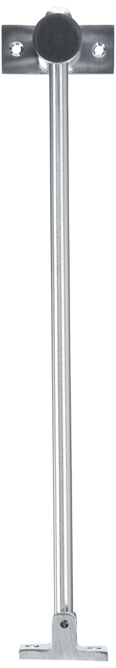Entrebâilleur Deltana CSA12U ajustable pour sécurité de fenêtre en finition chrome satiné