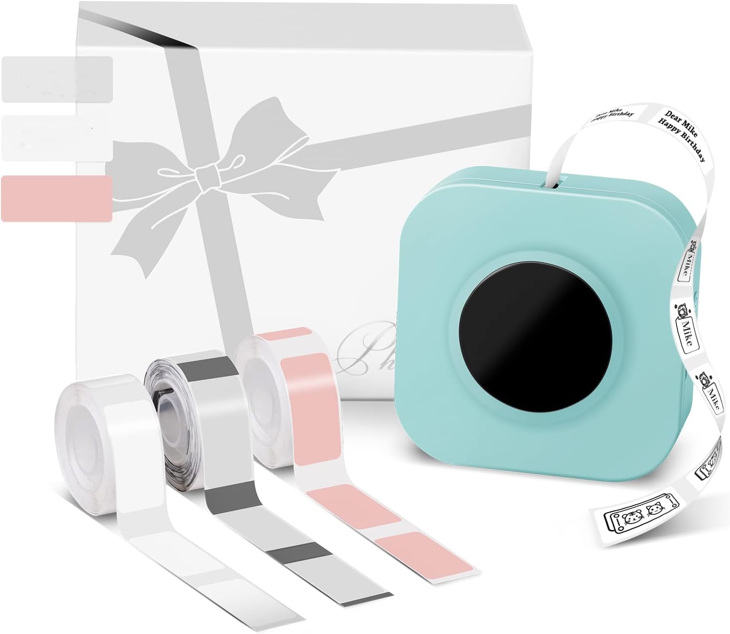 Label Maker Machine with Tape Q30S Mini Label Printer for Labeling