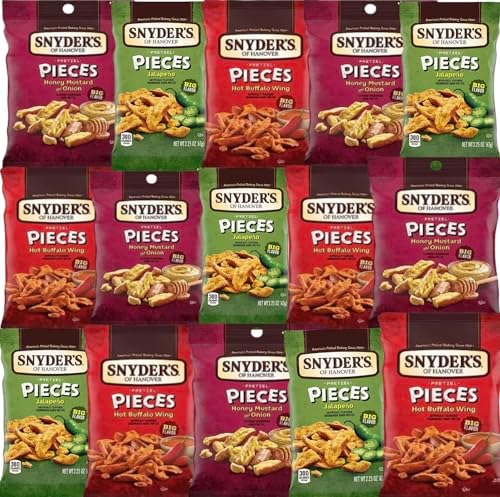 Amazon.com: Snyder's of Hanover Pretzel Pieces, Honey Mustard and Onion ...
