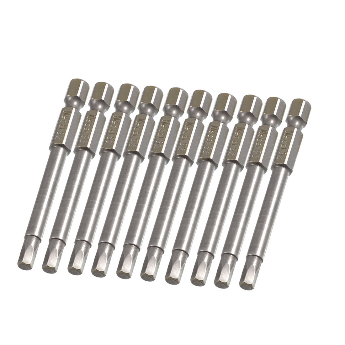Uxcell 10-Pack 1/4" Hex Screwdriver Bits – 4mm Magnetic Hexagon Bits For Power Tools (65mm Length) - View #4