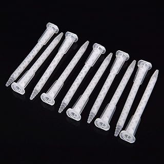 Epoxy Tubes Static Mixer Nozzle Mixing Tip for 50ml Adhesive Applicator Cartridges(1:1 ratio,50Pieces)