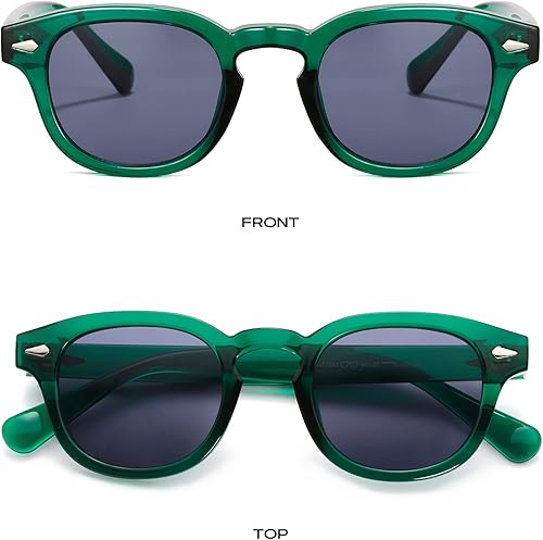 Miniatura 3 de Gtand Gafas de sol unisex vintage retro estilo redondo tintado para hombres mujeres moda círculo gafas de sol 1.811 in