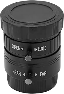 Camera Lens,3MP Camera Lens 25mm Focal Length Manual Focus Adjustable Aperture High Definition for Digital Camera