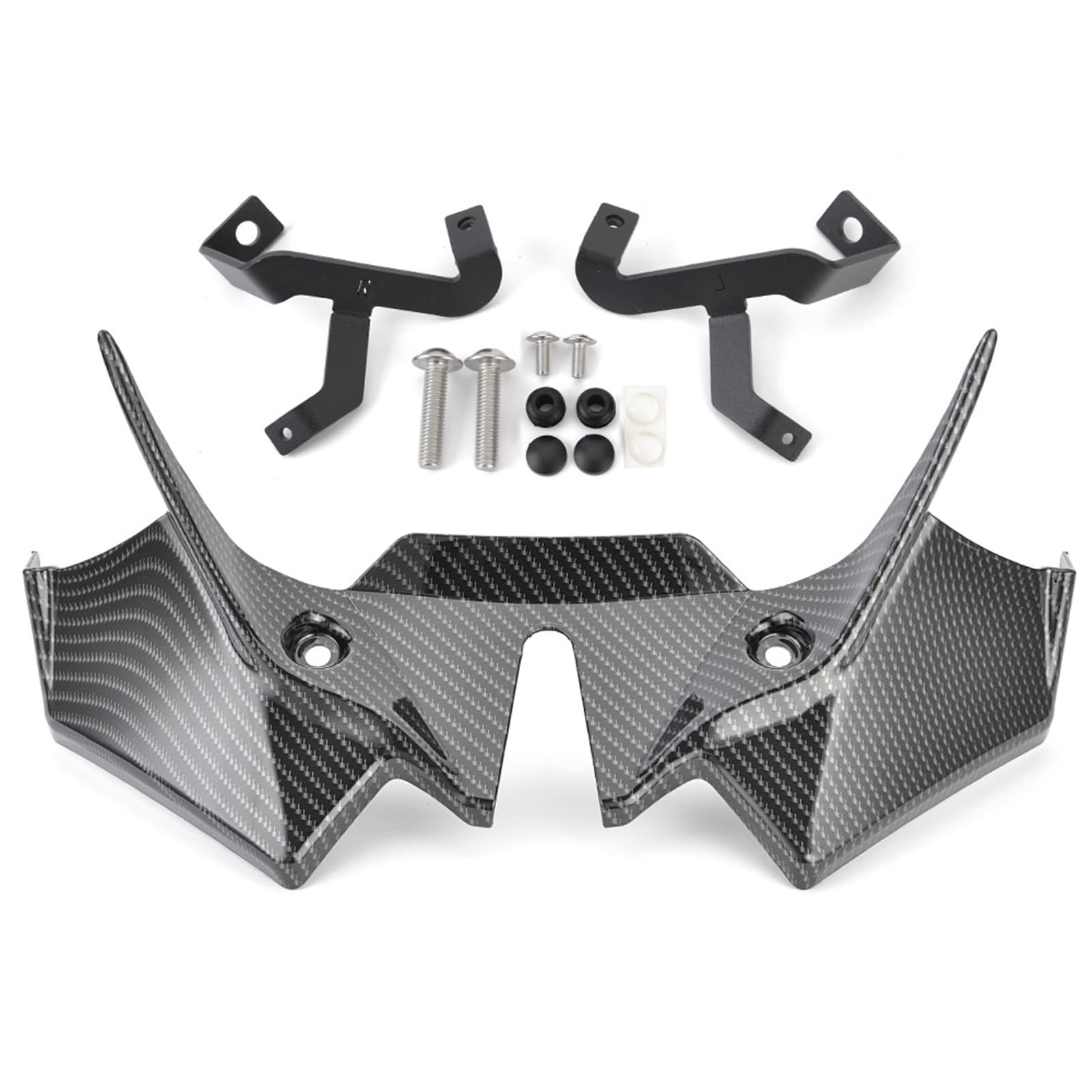 Pasuje do Kawasaki Z650 Z 650 2021 2022 2023 2024 Przedni spojler Owiewka Skrzydło Aerodynamiczny Deflektor Skrzydła Okna Boczne Spojler Skrzydło dachowy