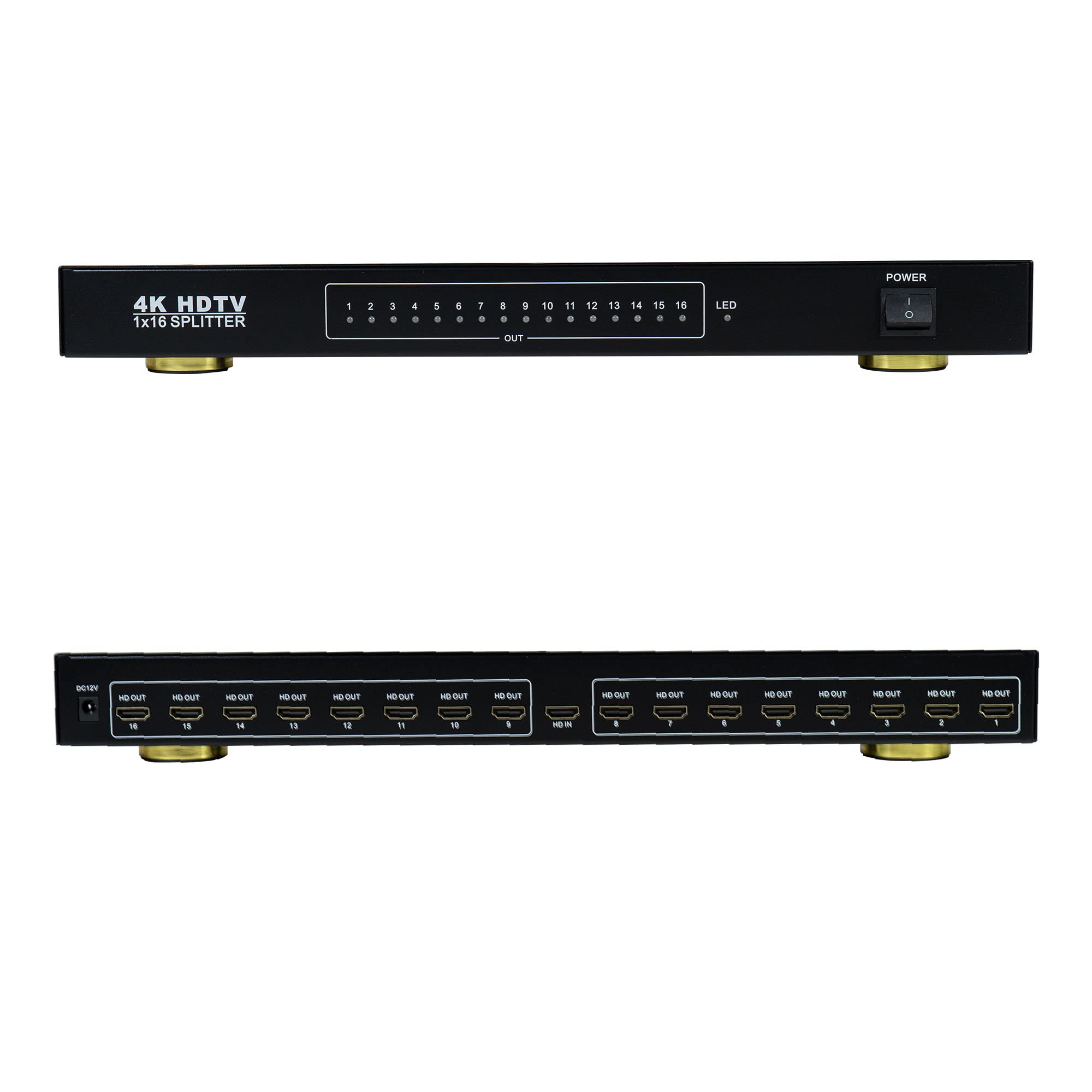 PNI Répartiteur HDMI 1.3, 1 x 16 16 Ports HDMI 1080p 3D