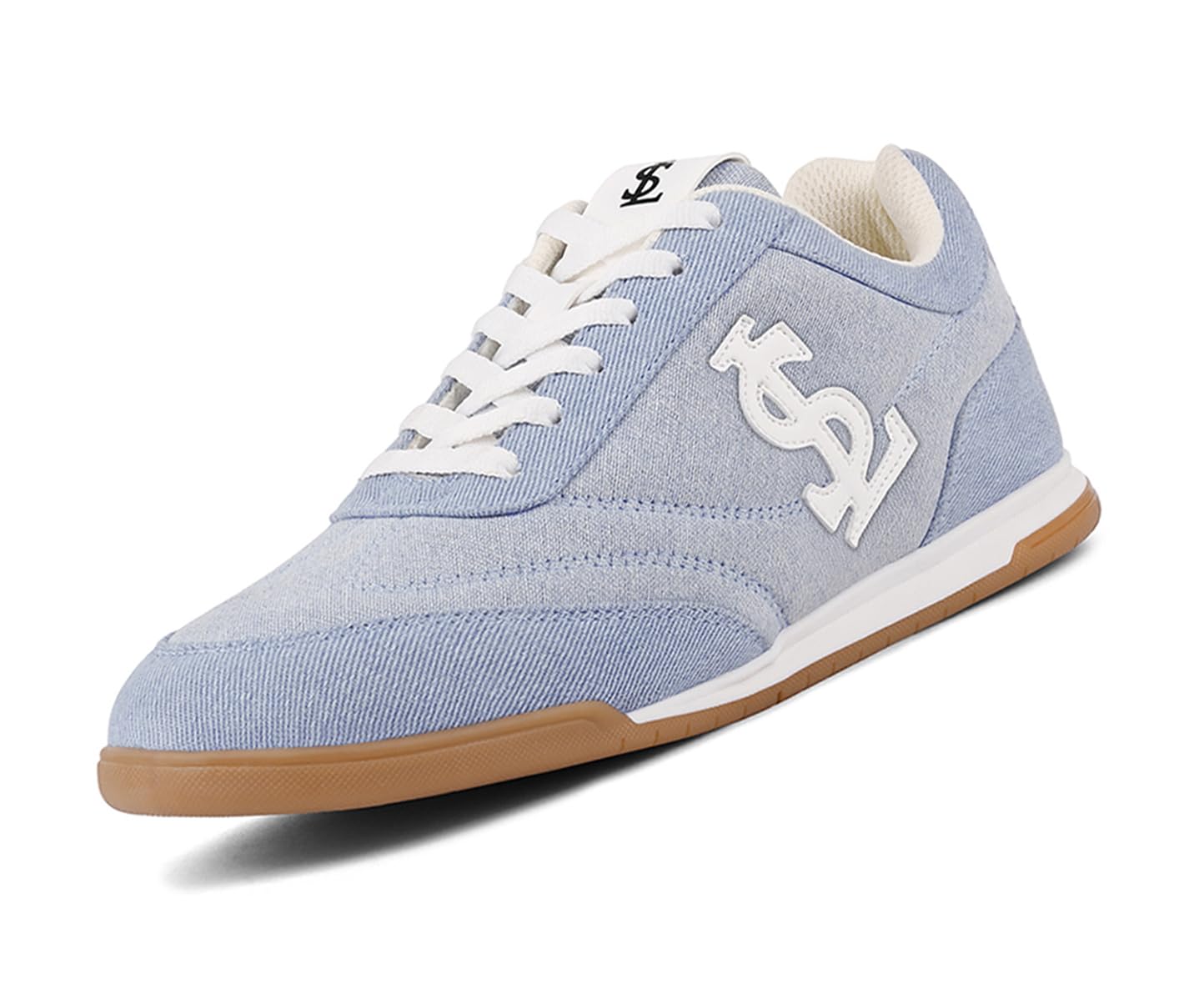 Women’s Sky Blue Casual Lightweight Denim Sneakers | Ortholite Cushioned Comfort | Dual-Color TPR Sole | Lightweight & Comfortable Casual Lace-Up Shoes | LSD-SNK-DNM-SBU-image-26