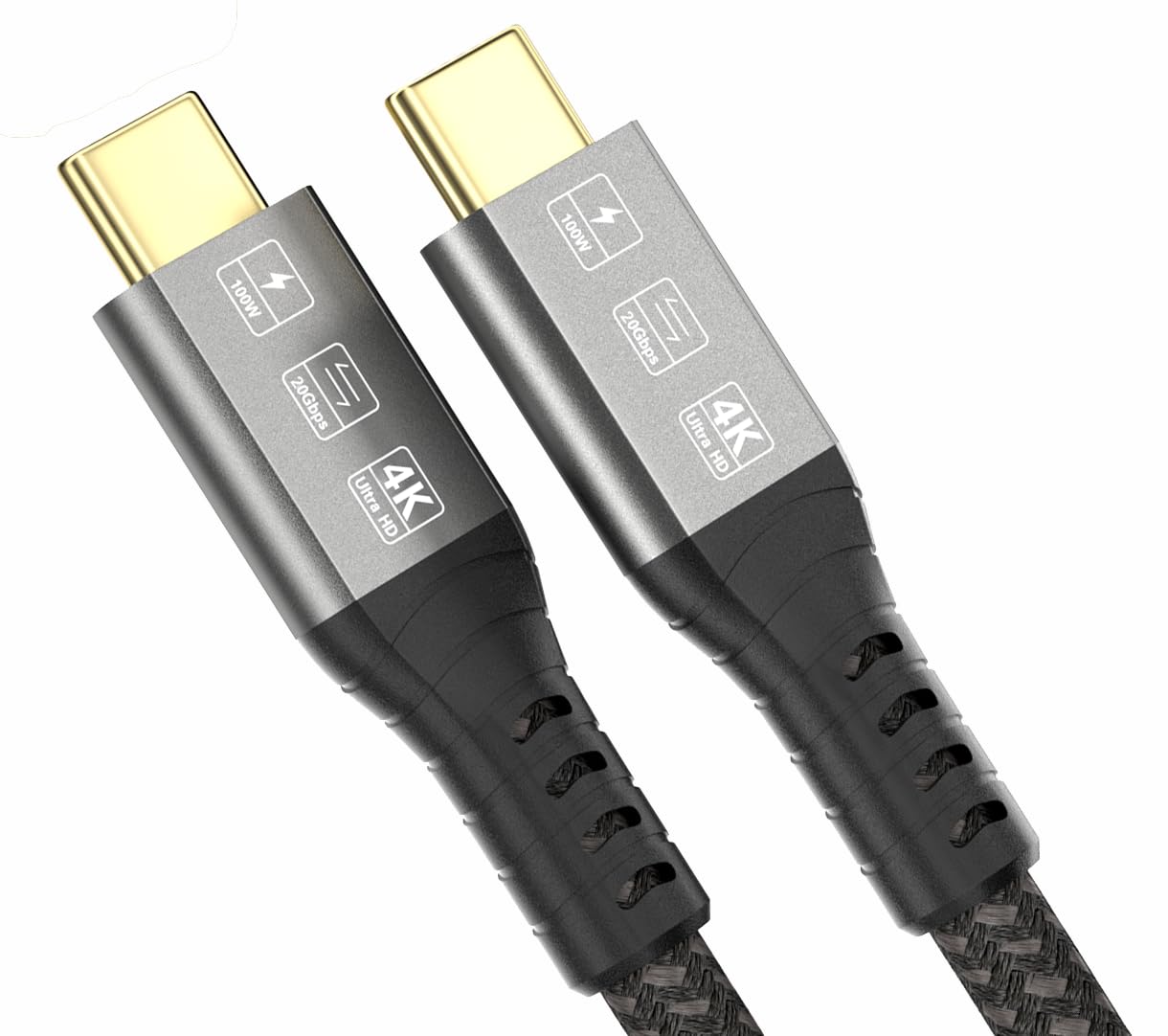 PfirstDa Cavo USB C a USB C (20Gbps), 0.5m 100W 20V/5A Ricarica Rapida Cavo USB Type-C 3.2 Gen2x2 Supporta La Trasmissione Video 4K@60Hz, Per PS5, Laptop, Cellulare, Hub, Docking Station