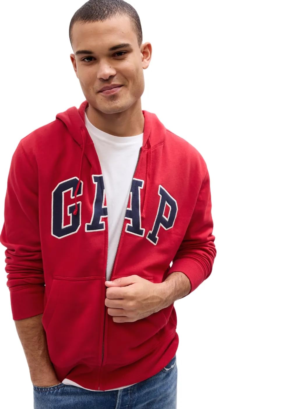 GAPLogo Heritage Hoodie Hooded Full Zip Sweatshirt