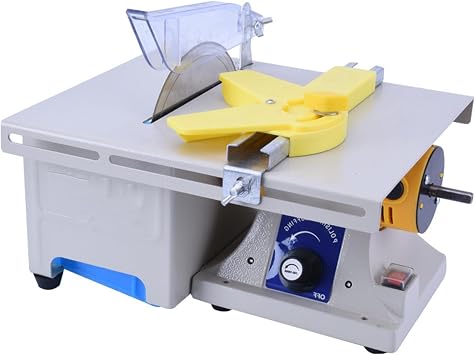 Jewelry Lapidary Saw for Cutting Rocks, Mini Table Saws Grinder Polishing Machine 0-10000r/min with Flexible Shaft,Right Benchtop,220v