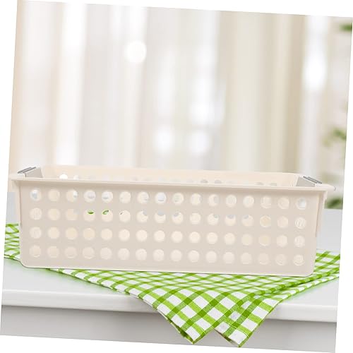 Miniatura 3 de DOITOOL 2 cestas de almacenamiento de plástico para niños y niñas, suministros de oficina, artículos para el hogar, diseño ventilado para una fácil