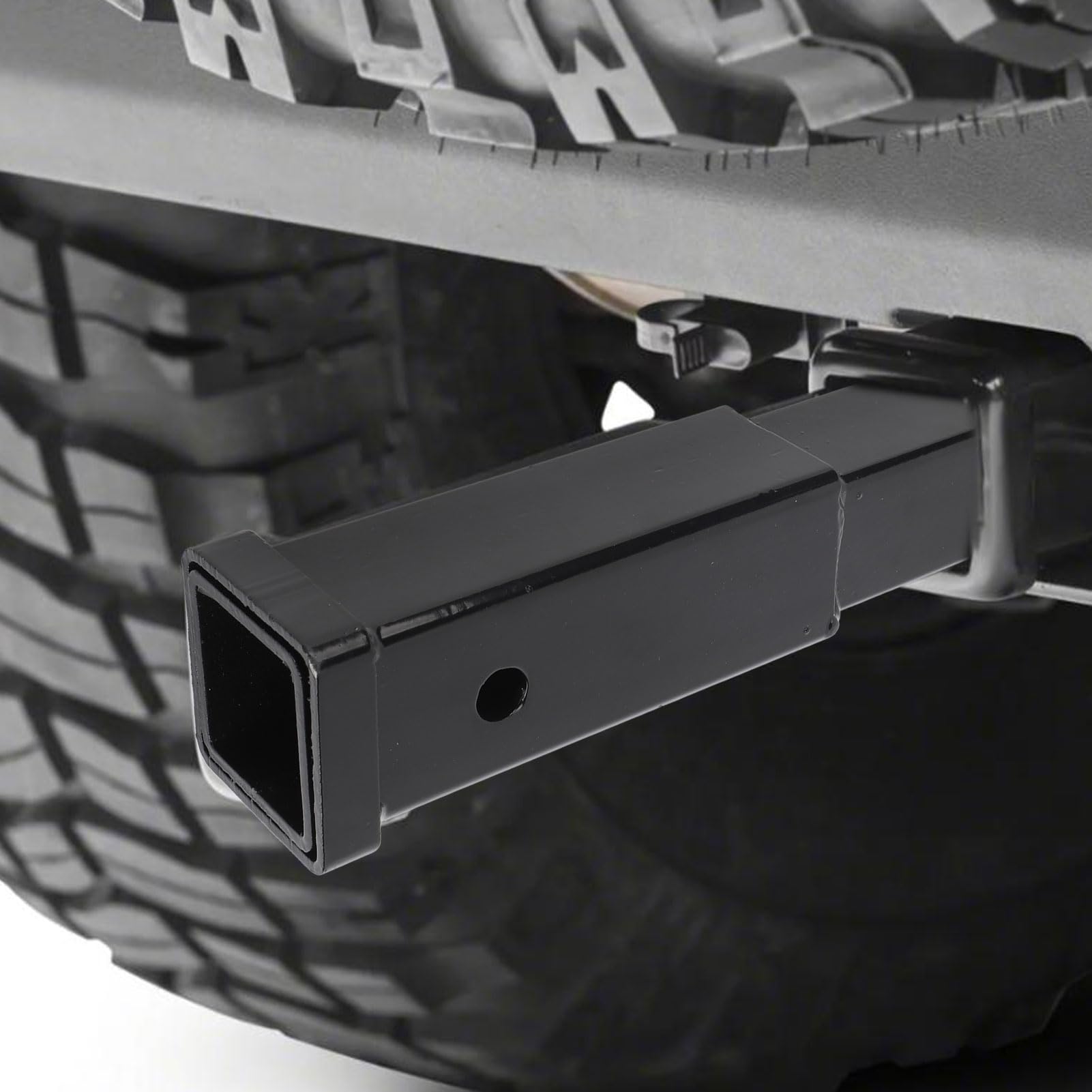 Schwarze Anhängerkupplungs-Empfängerverlängerung, 12-Zoll-Hitch-Receiver-Extender 5000 Pfund Anhängelast, Zuverlässige Anhängerkupplungsverlängerung Für