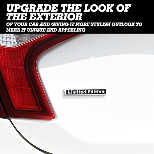 Miniatura 4 de x xotic tech 2 calcomanías universales de metal con logotipo de edición limitada para guardabarros laterales, compatible con la mayoría de los