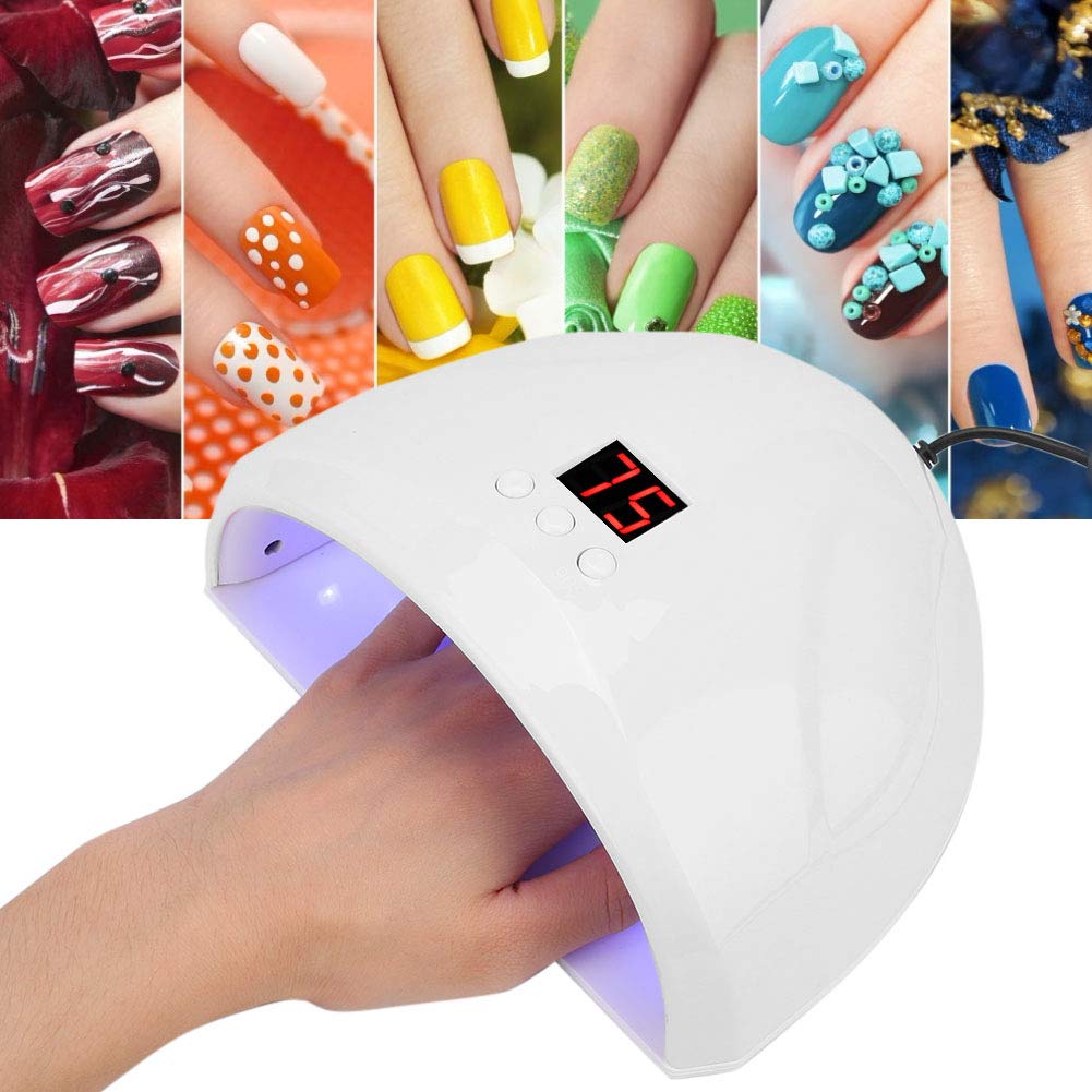 Lampada UV per Unghie, Essiccatore per Unghie per Smalto Normale Maquina Para Secar Uñas De Gel 36W LED Intelligente Lampada per Asciugatrice per Smalto Gel UV Macchina per