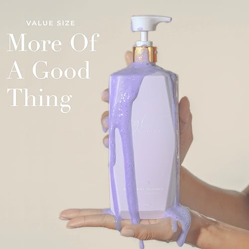 Miniatura 9 de Goldie Locks Champú morado rubio brillante, para todos los rubios, aclarados, canosos y extensiones, ilumina y tonifica significativamente, elimina