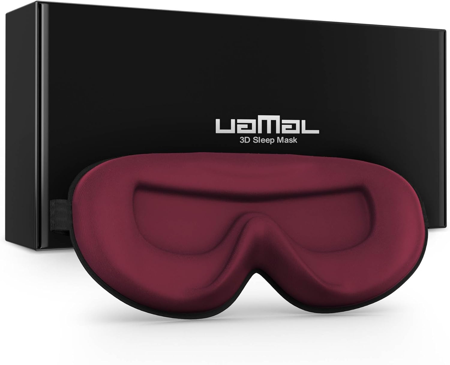UAMAL 3D Eye Mask, Sleep Mask,100 Blackout Eyelash Extension Sleep