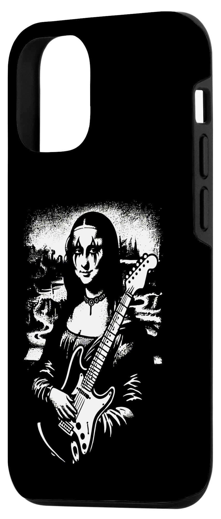 Mona Lisa Rock Music Band Concert Festival Electric Guitar Case for iPhone 14 - Image 2