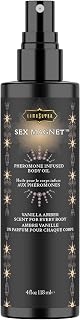 Pheromone Infused Body Oil 4fl oz (Vanilla Amber)