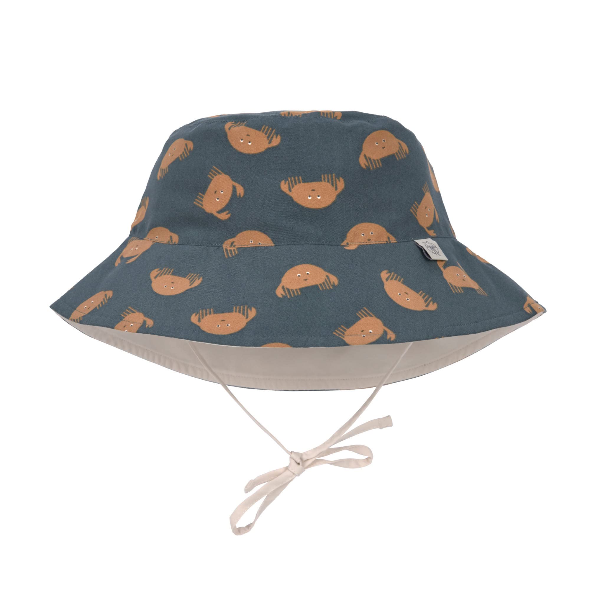 Lässig Sombrero de Sol para bebé para niños, Sombrero de Playa, Sombrero de Verano, protección Solar, Gorro de bebé, Reversible, Transpirable, protección UV 80/Sombrero de protección Solar, Azul