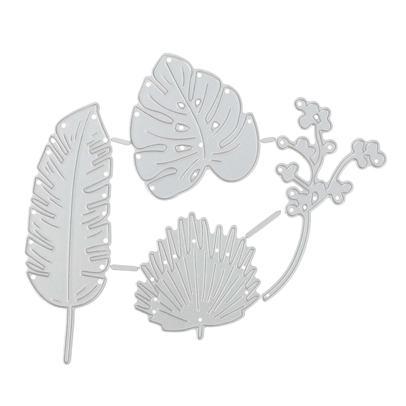 ERINGOGO DIY Embossing Stencil Cutting Die for Scrapbooking Durable Leaves and Flower Design Craft Template for Hands Projects and Creative Crafts