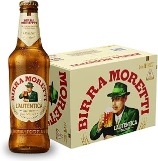 Birra Moretti Premium Lager 330ml 24 Bottles (4 x 6 Pack)