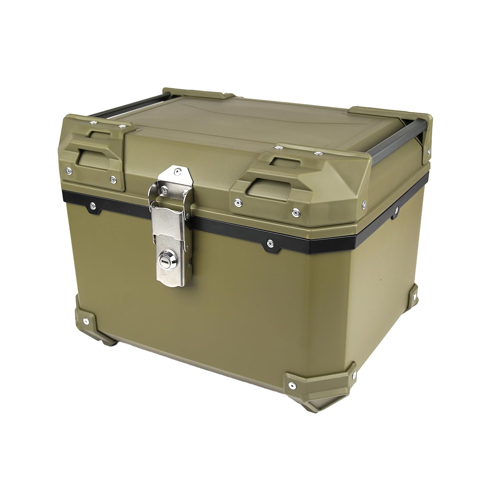 Amazon | HI-LINE バイクリアボックス 汎用 45L 大容量 防水 トップ 