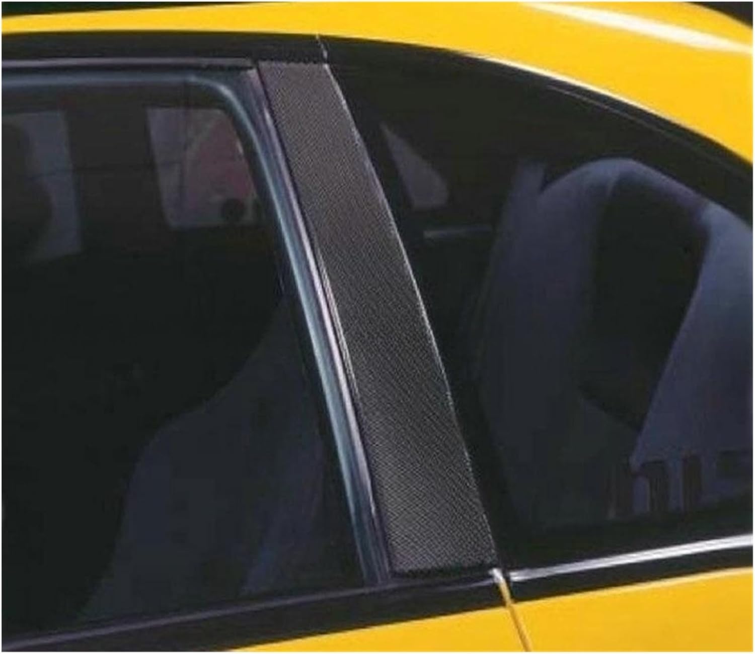 Car Accessories Compatible for Nissan Skyline R34 GTR GTT Carbon Fiber B-Pillar Cover Glossy Finish Door Stick Trim Tuning Part Racing Kit