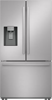 Sharp SJF2955KS 28.9 Cu Ft French Door Refrigerator - Dual Ice Makers, Ice/Water Dispenser, Garage Ready Stainless Steel