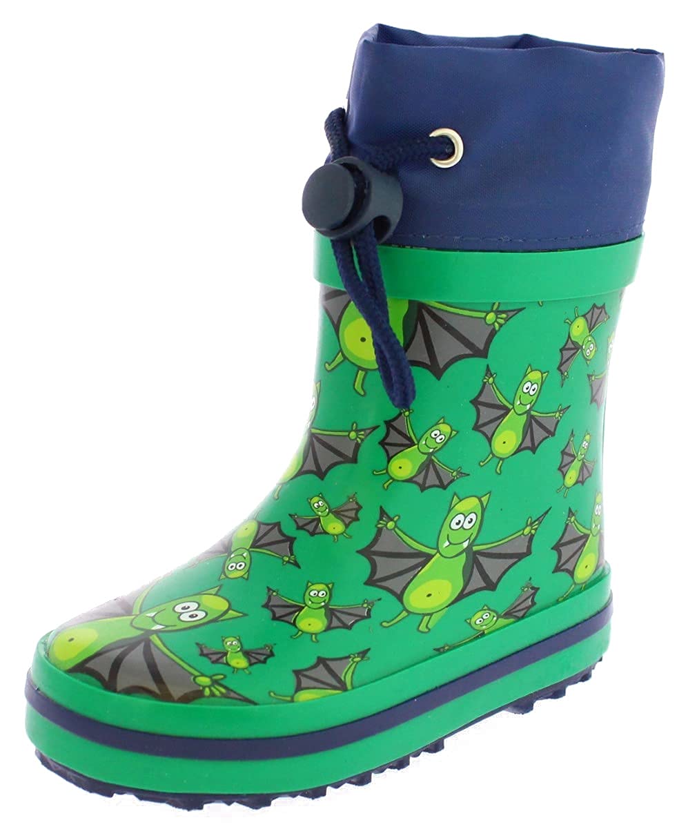 Beck Boy's Vampir Warm Rain Boot, Green, 2.5 UK Child
