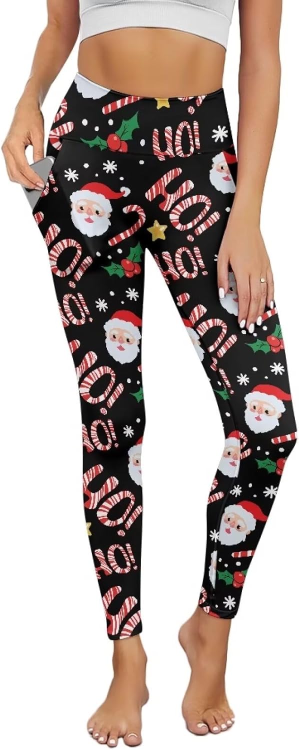 AFPANQZ Leggings with Pockets Women High Waisted Casual Butt Lift Leggings for Winter Fall Gym Yoga Fitness Workout Pants