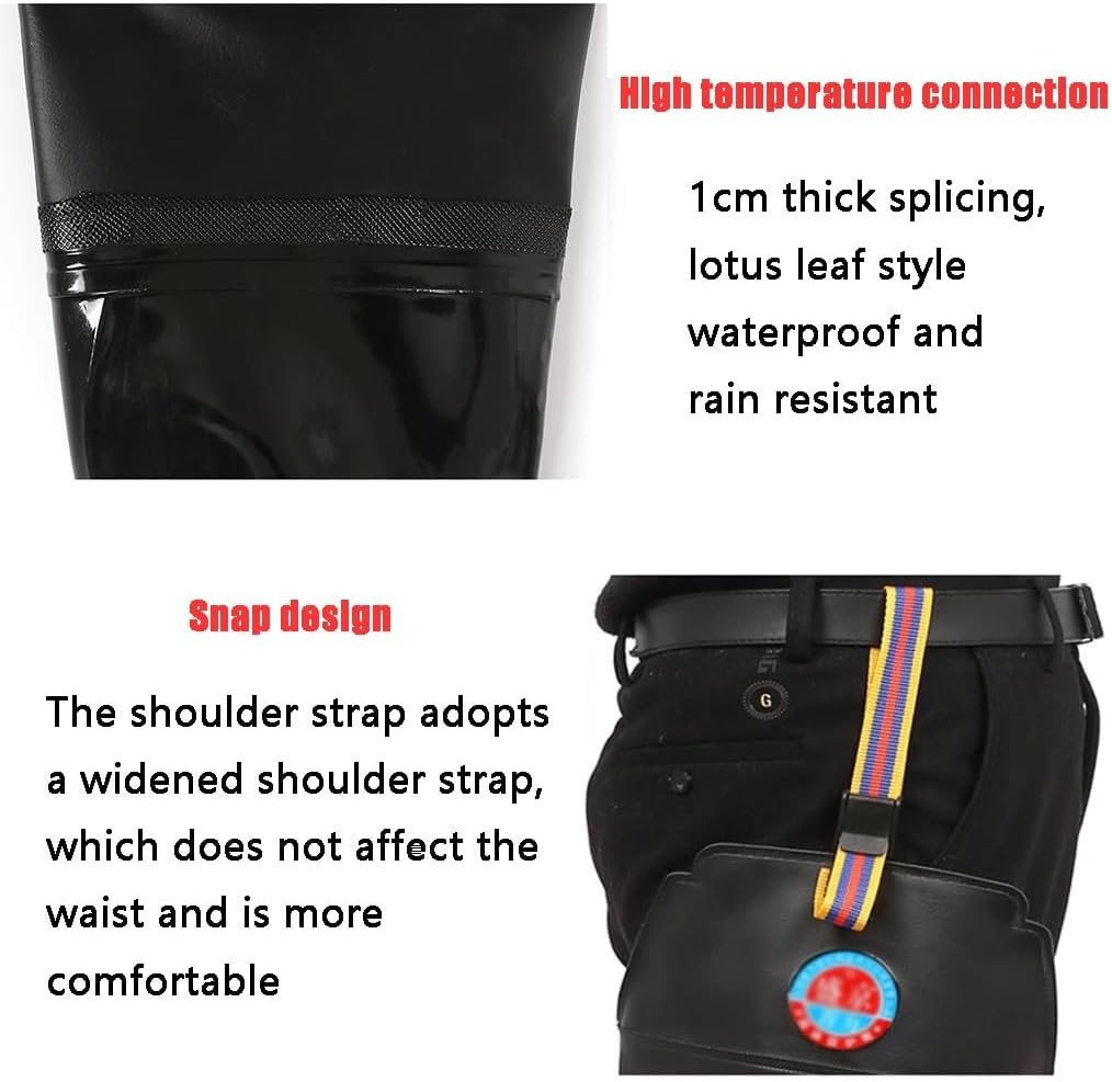 Hip Waders Durable Hip Waders, Cow Sole Wading Boots, Men's And Women's Fishing/outdoor Waterproof Boots