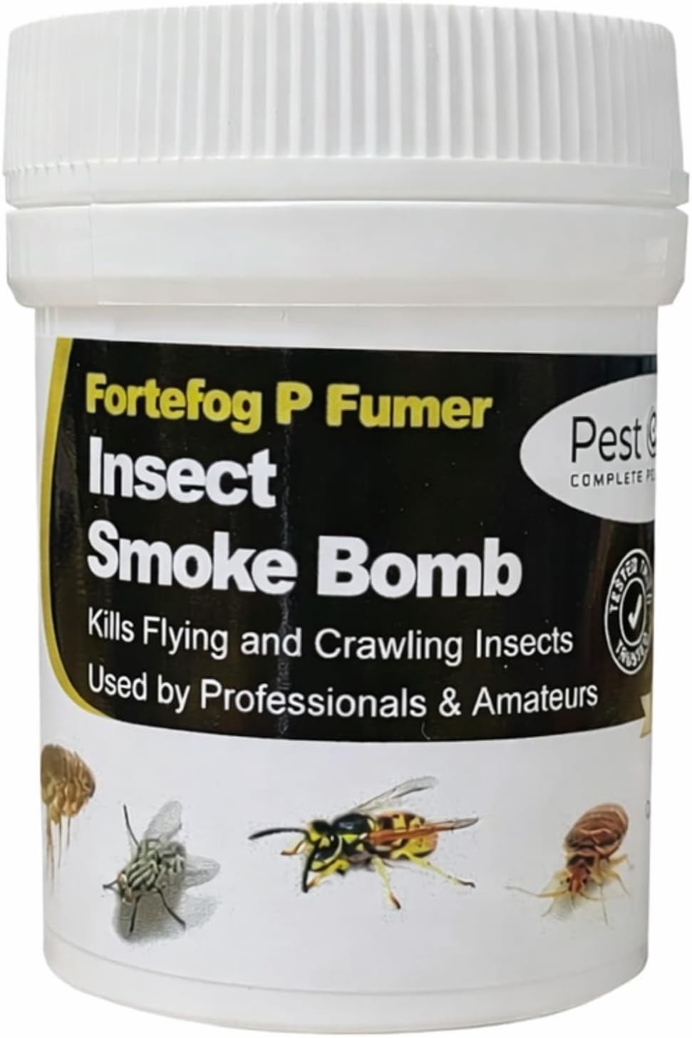 Smoke Bomb Professional Strength Fogger Fumigator for Fleas Bed bugs Moths Cluster fly Spider Poultry Red Mite and all insects Killer Midi Fumer 11g by Pest O One® (Pack of 1)