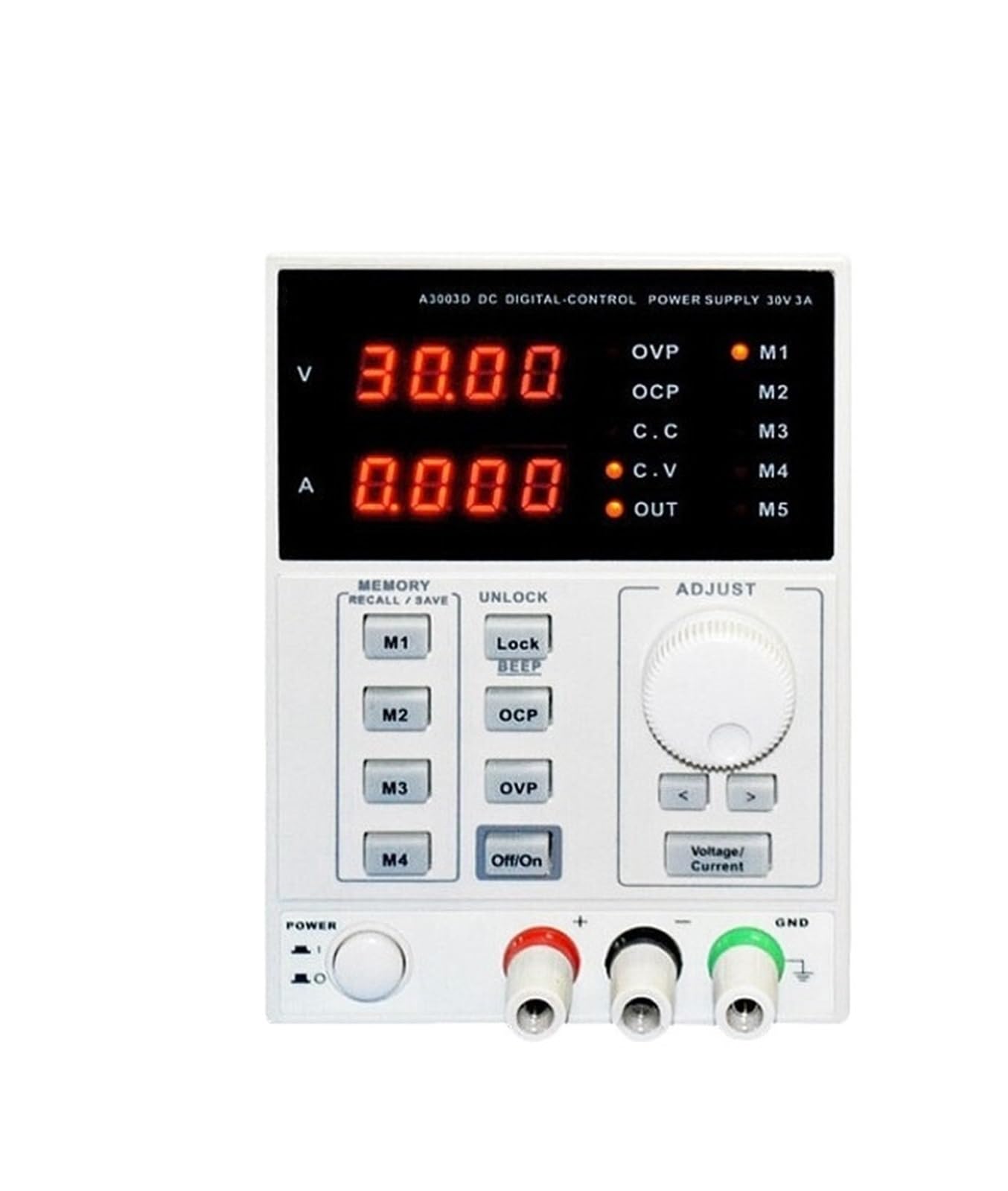 Fuente de Alimentacion Regulable, Fuente de alimentación regulada de CC lineal, fuente de alimentación ajustable de alta precisión(KA3010D(30V/10A))