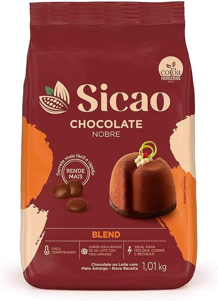 Chocolate Sicao Nobre 1,01kg Gotas Blend
