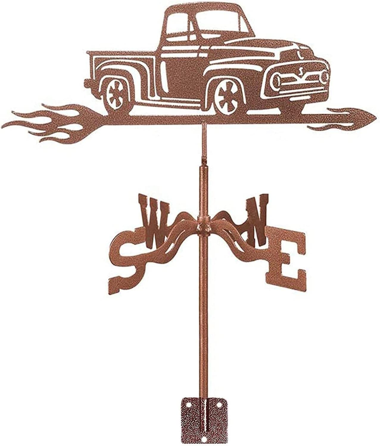Weather Vane Stainless Steel Weathervane for Garden Retro Sailboats Warships Pirate Ships Weathercock Creative Garden Stake