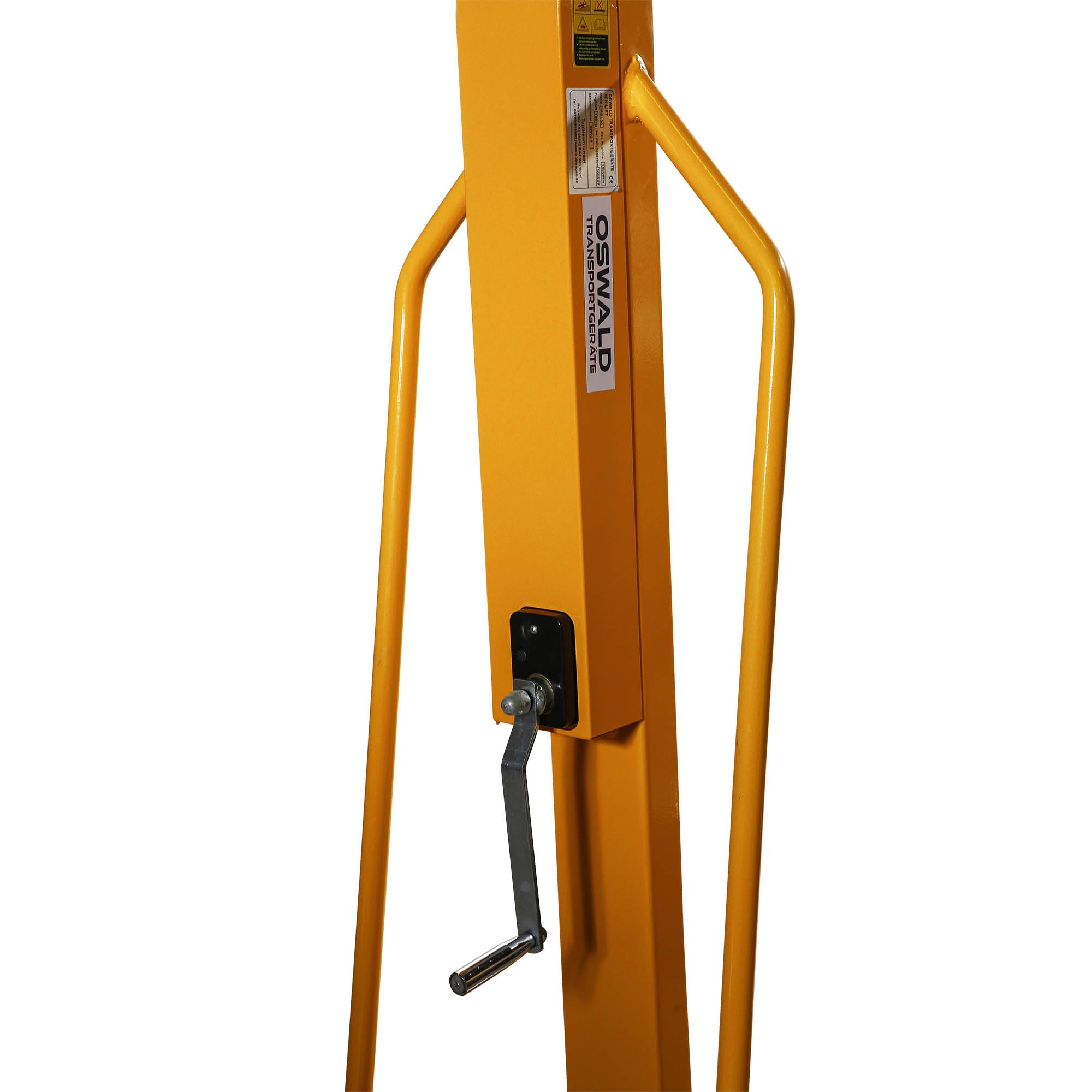 Ergonomischer Hubtisch Minilift mit Seilwinde 200 kg, 1.500 mm Hubhöhe