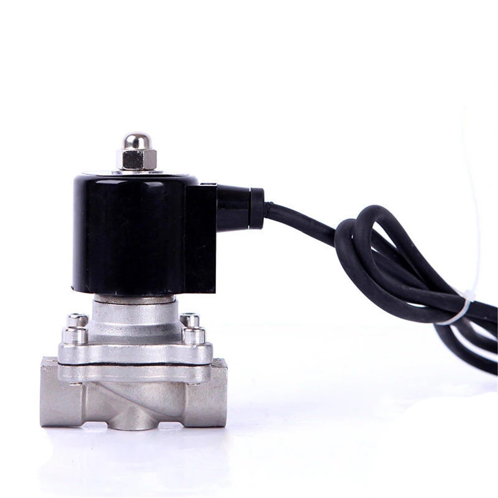 3/8" 304 Stainless Steel Fountain Solenoid Valve 24VDC Normally Closed for Underwater(BSPT-24VDC-VITON-SEAL)