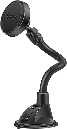 Miniatura 9 de IPOW Soporte magnético para automóvil, soporte magnético para salpicadero de automóvil, soporte magnético para parabrisas de teléfono para iPhone