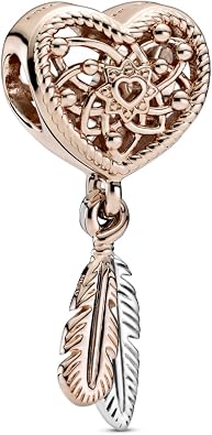 Pandora Dreamcatcher Rose and Sterling Silver Charm