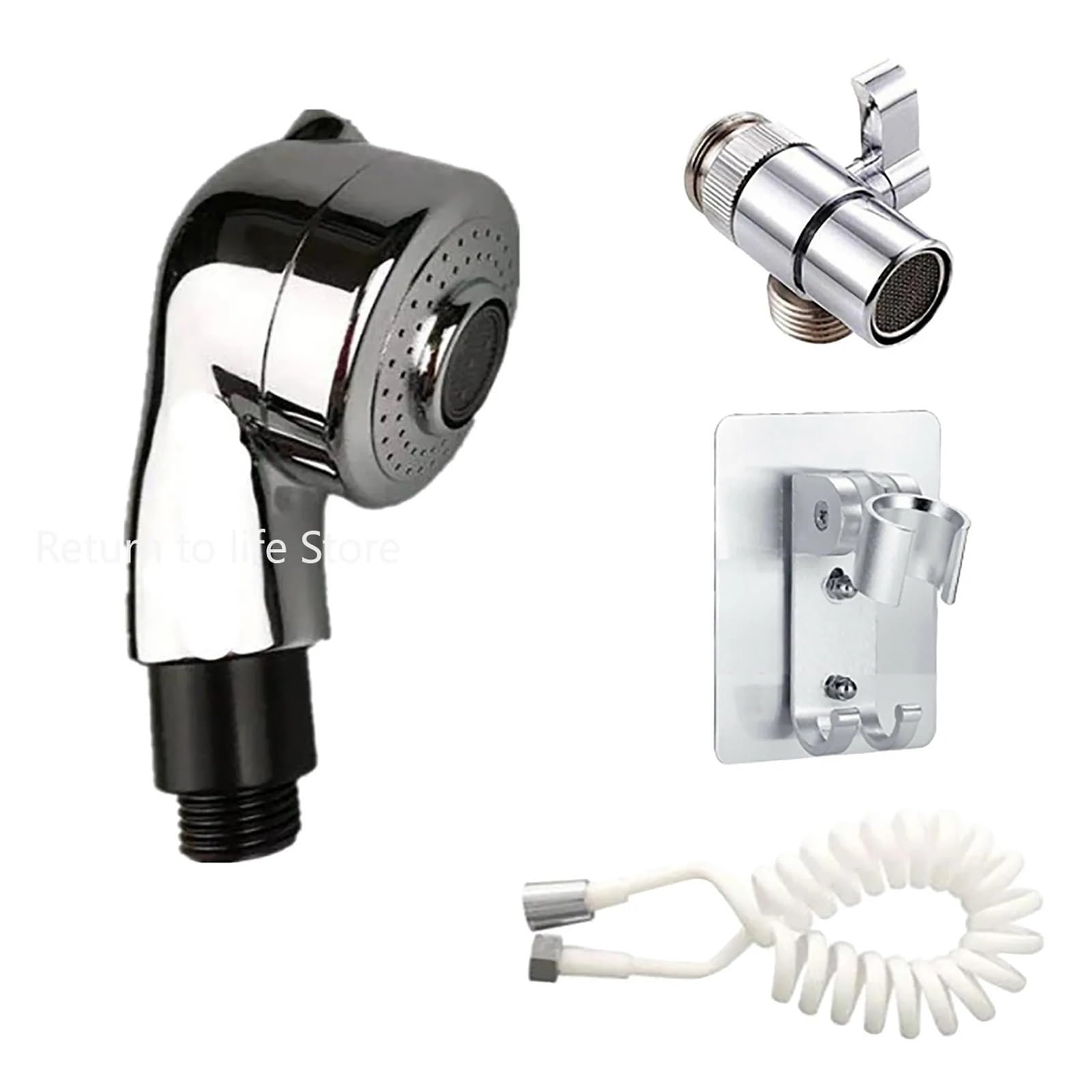 Buse d'extension de robinet d'eau avec douche réglable pour vaisselle facile